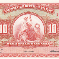 10 сол де оро 1968, Перу, снимка 1 - Нумизматика и бонистика - 36185456