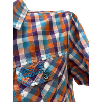Мъжка риза JACK WOLFSKIN размер XL шарено каре, снимка 2 - Ризи - 44569522