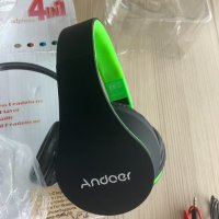 Andoer безжични Bluetooth стерео сгъваеми слушалки, снимка 2 - Слушалки и портативни колонки - 41551720