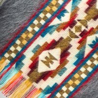 Автентичнo еквадорско унисекс вълнено пончо с вълк, различни цветове, снимка 12 - Палта, манта - 35847402