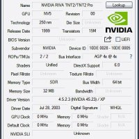 Видео карта NVidia Riva Butterfly TNT2 Pro 32MB SDR 64bit AGP, снимка 10 - Видеокарти - 42707899
