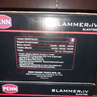 Penn Slammer IV 7500,10500, снимка 7 - Макари - 44826436