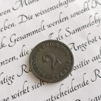 Райх монета - Германия - 2 пфенига | 1908г.; серия A, снимка 1 - Нумизматика и бонистика - 41569077