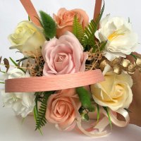 Букет от сапунени рози, снимка 7 - Подаръци за жени - 39407337