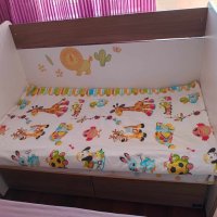 Легло - люлка LORELLI + матраче iSleep Baby Puzzle 60/120-използвано, снимка 7 - Кошарки - 44492412