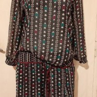 ДАМСКИ  Комплект БЛУЗА и ПОЛА - Размер  М / L , снимка 3 - Блузи с дълъг ръкав и пуловери - 41916082