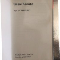 Basic Karate - E.G. Bartlett, снимка 2 - Специализирана литература - 34316524