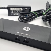 USB3 Port Replicator хъб HDMI DP  HP 3005pr , снимка 3 - Части за лаптопи - 42516883