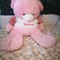 Голям розов Плюшен мечок, снимка 1 - Плюшени играчки - 41808855