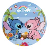 Стич stitch и Лило Lilo 10 бр парти чинии чинийки рожден ден , снимка 1 - Чинии - 41893091