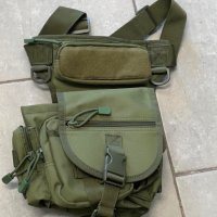 Тактическа чанта за бедро-2 броя+Подарък-Тактически колан, снимка 5 - Екипировка - 42690759