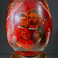 Руско Великденско дървено яйце, снимка 2 - Други ценни предмети - 39404230