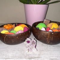 Ароматни свещи в кокосов орех с плодове и цветя , снимка 5 - Други - 44551022