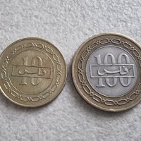 Монети . Бахрейн . 10 и  100 филса.  2005  и 2009 година. , снимка 1 - Нумизматика и бонистика - 41409589