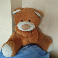 Огромен плюшен мечок , снимка 1 - Плюшени играчки - 44600252