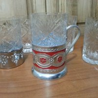 Руски кристални чаши с гарафа , снимка 6 - Антикварни и старинни предмети - 35858544