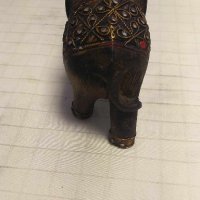 Сувенир дървен слон 13х13, снимка 4 - Антикварни и старинни предмети - 42353949