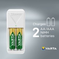 Универсално зарядно устройство VARTA за акумулаторни батерии AA и AAA, снимка 7 - Друга електроника - 41018746