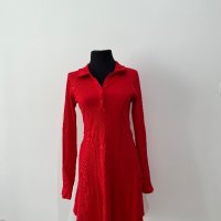 Червена дамска рокля, снимка 1 - Рокли - 41310522