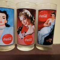 Стъклени чаши кока кола coca cola, снимка 3 - Колекции - 40013631