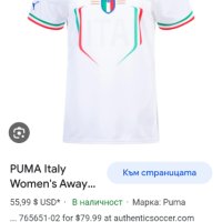 Puma Italia Womens Size XS НОВО! ОРИГИНАЛ! Дамска Тениска !, снимка 2 - Тениски - 42432086