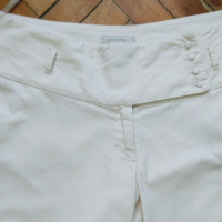 Бели ленени шалвари / дреха с детайли "Saint Tropez"® / голям размер , снимка 10 - Къси панталони и бермуди - 36363518