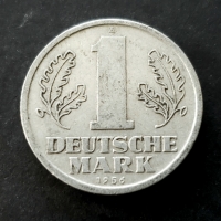 Монета .Германия. ГДР . 1 марка .1956г. Източно германски марки ., снимка 1 - Нумизматика и бонистика - 36089329