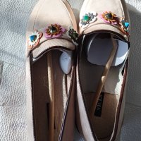Мокасини в бежов цвят , снимка 3 - Дамски ежедневни обувки - 41848722