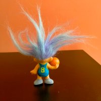Играчка Кукла Трол Troll 6 см + коса, снимка 6 - Колекции - 40690996