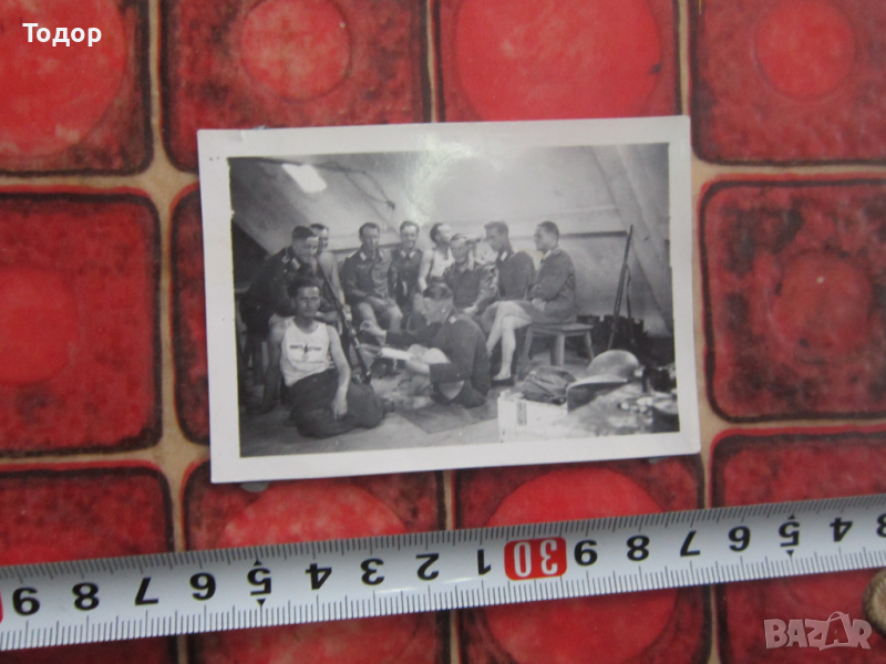 Картичка снимка немски войник 3 райх с8 , снимка 1