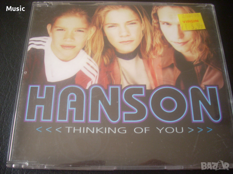 ✅ Hanson ‎– Thinking Of You- сингъл диск, снимка 1