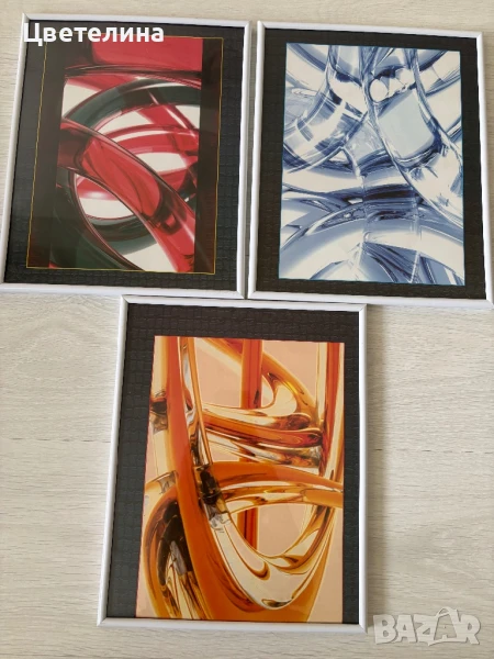 Абстрактни картини с рамки , снимка 1