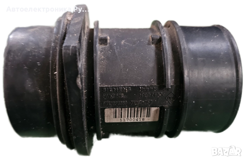 H7700314669, 5WK9609, Дебитомер за Renault Laguna ,7700314057 ,Siemens, снимка 1