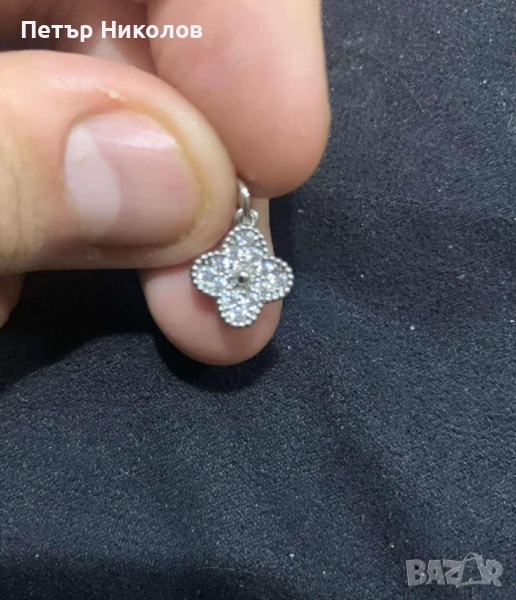 Van Cleef & Arpels колие с мойсанити, снимка 1