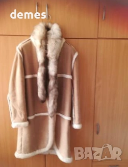 Дамско кожено палто , размер М, снимка 1