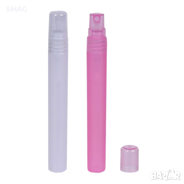 Комплект спрей бутилки за пътуване бяло-розови 12 мл – 2 бр._1175619, снимка 1