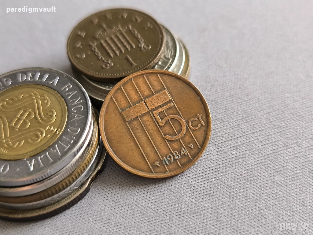 Монета - Нидерландия - 5 цента | 1984г., снимка 1