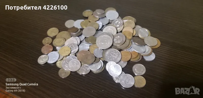 Лот 120 броя чуждестранни монети, снимка 1