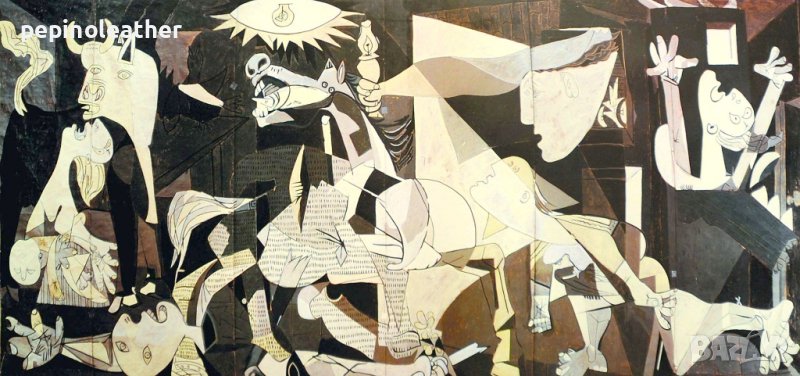 GUERNICA 1937 на Pablo Picasso НОВ Гоблен 43 см / 20 см, снимка 1