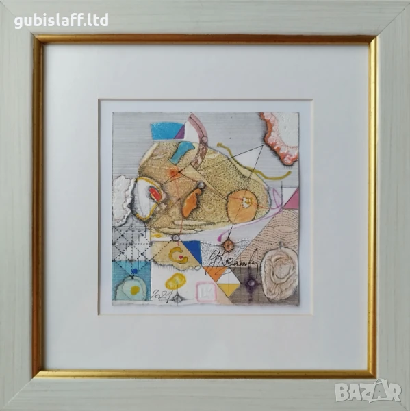 Картина, абстракция, худ. Цветан Казанджиев, 2021 г., снимка 1