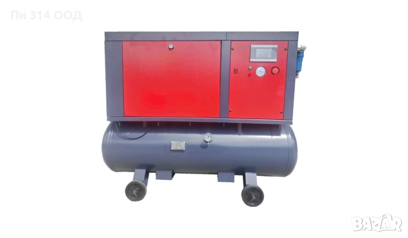 Винтов компресор с променлива честота и изсушител, снимка 1