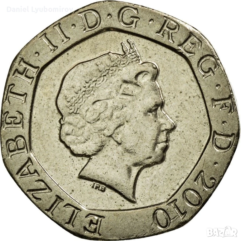 20 пенса 2012г., снимка 1