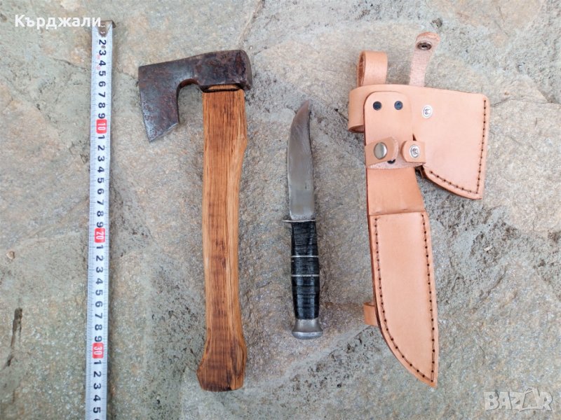 Страхотен комплект Брадва и Нож в Кания за Планината!, снимка 1