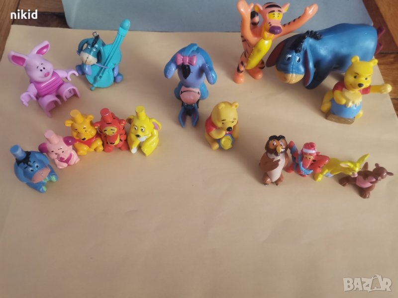 Мечо Пух пластмасови фигурки играчки за игра и украса торта, снимка 1