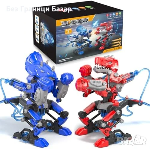 Нови STEM Хидравлични Роботи Боксьори Комплект за Деца 8-14 г. играчка, снимка 1
