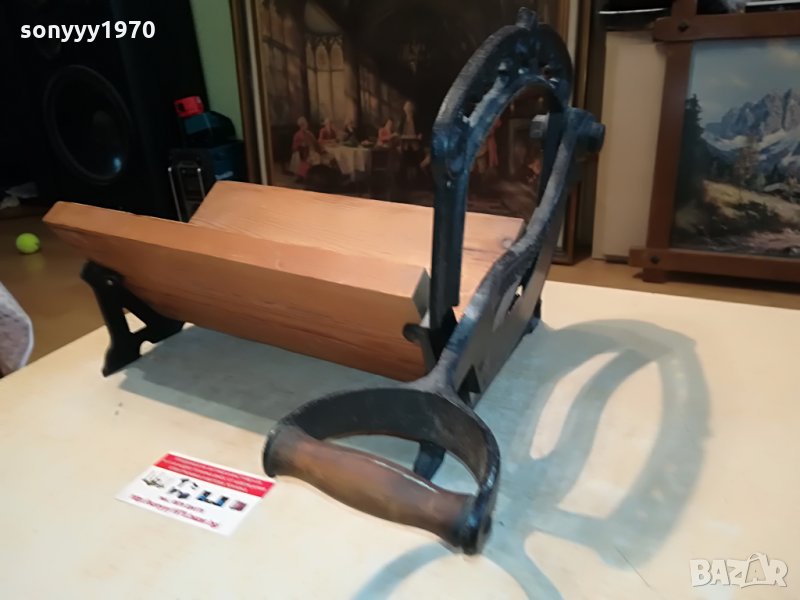 антика от германия-гилотина/резач 2208211107, снимка 1