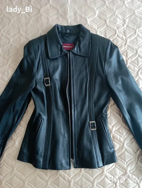 🌹 Дамско яке естествена кожа С размер 🌹, снимка 1