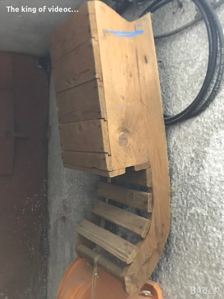 Дървена Шейна  от 70-те , снимка 1