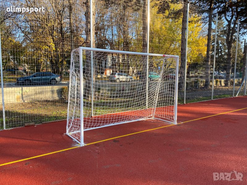 Врата футболна 3х2 м, стоманен профил ф 60 мм: – материал – стомана ф 60 мм – монолитна конструкция , снимка 1