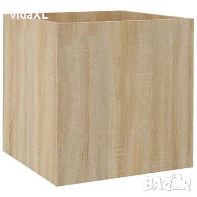 vidaXL Плантерна кутия, дъб сонома, 40x40x40 см, инженерно дърво（SKU:808795, снимка 1